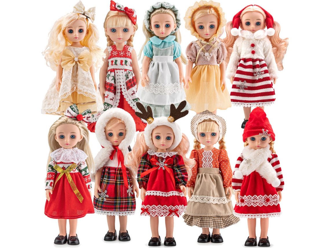 Boneca Elfa De Vinil Para Vestir, Fofa E Macia, 35cm , Modelo De Boneca Renascimento, Brinquedo (13 Polegadas)