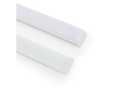 Perfil de Alumínio de Canto Triangular 2m para Fita de LED Até 20mm Branco 2 M Semitransparente