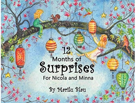Livro 12 Months of Surprises for Nicola and Minna de Marilu Blau (Inglês)
