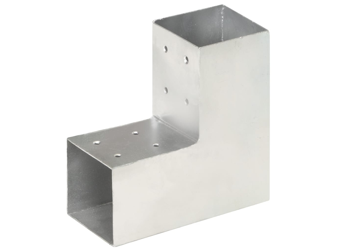 Post Connector, Post Connectors Vidaxl Prateado Metal (81 X 81 Mm)