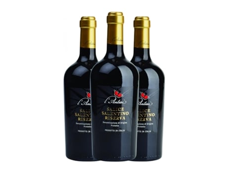Vinho L'ANTESI Salice Salentino Reserva (0.75 L - 3 Unidades)