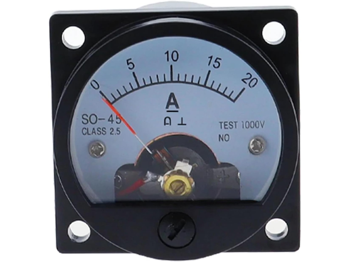 Amperímetro Analógico So-45 Dc Com Ponteiro Para Corrente De Teste