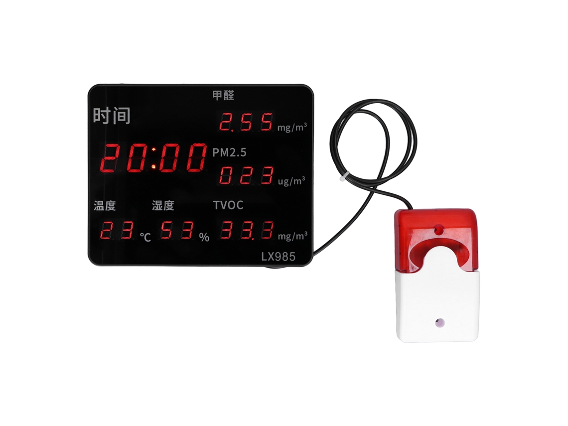 Detector De Qualidade Do Ar 6 Em 1 Lx985hgf