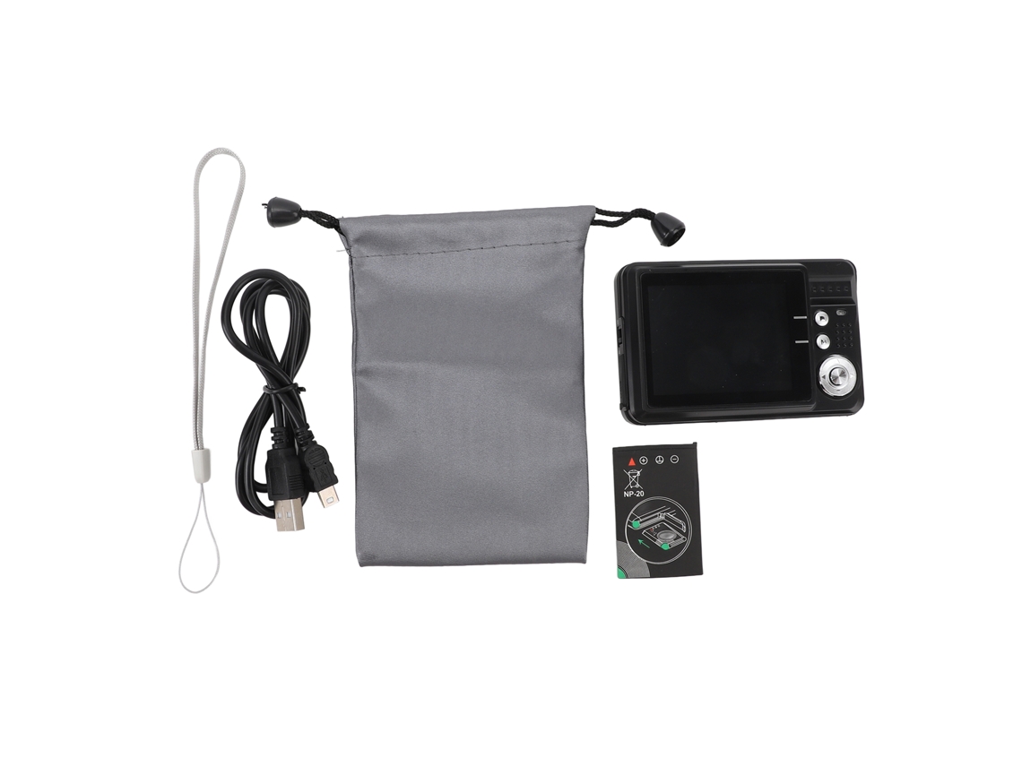 Câmera Digital 48mp 4k 8x Zoom Anti Shake Autofoco Tela Tft 2.7 Polegadas Câmera De Bolso Para Estudantes
