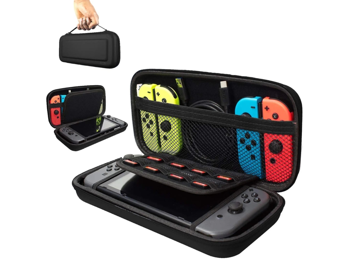 Nintendo Switch e Novo Switch Oled Preto (apenas Capa Protetora)