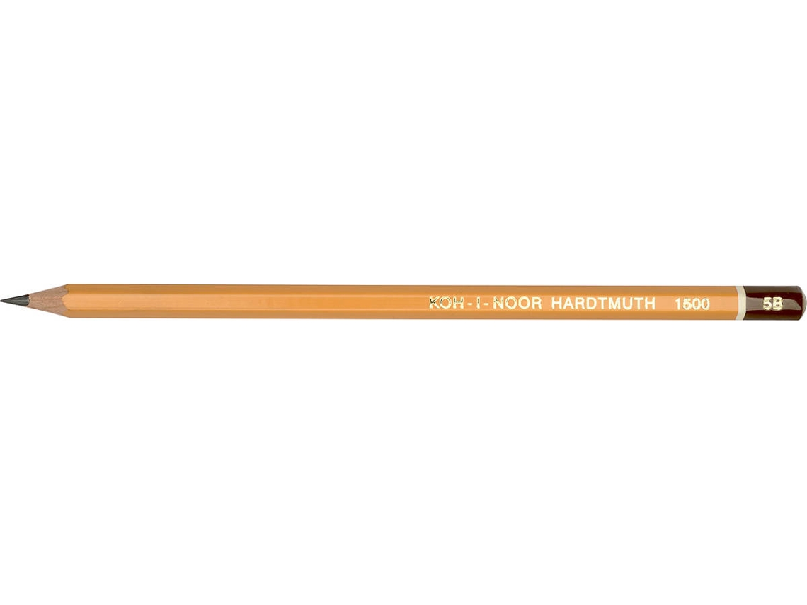 Lápis de Carvão KOH-I-NOOR (12 Un - Amarelo)