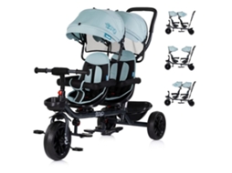 Triciclo Duplo Hip Hop Até 40 Kg de CHIPOLINO Matcha