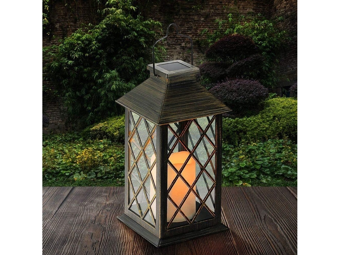 Lanterna solar suspensa decorativa com iluminação Led AQUAFORGE