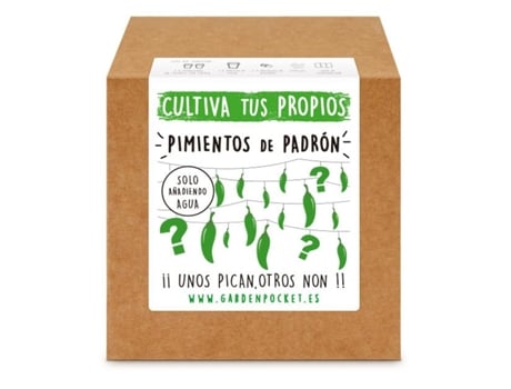 Kit Cultivo De Pimentão De Padrón Garden Pocket