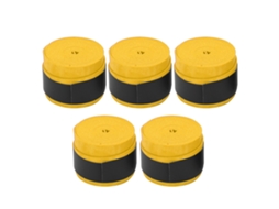 2026rebe-5 Pcs Overgrip Antideslizante Transpirable Mate Para Cabo De Raquete De Bádminton, Tênis E Ping-pong (amarelo)
