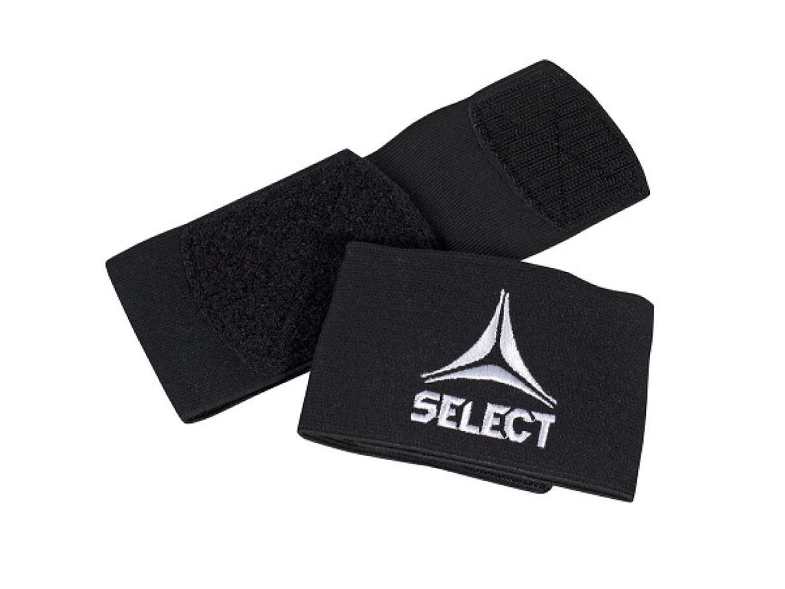 Caneleira SELECT Com Velcro (Preto - Poliéster - Tamanho Único)