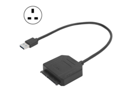 Adaptador De Cabo E-drive (conecta Disco Rígido Sata, Compatível Com Ssd/hdd De 2,5/3,5 Polegadas)
