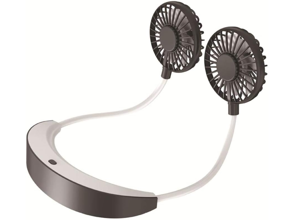 Mini ventilador de pescoço com lâmpada de aromaterapia, USB, esportivo, S/MARCA