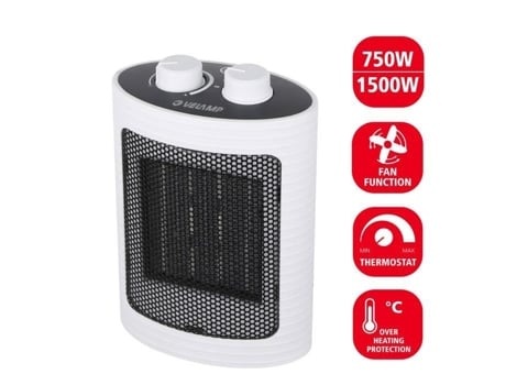 Painel Radiador Aquecedor Cerâmico Velamp 1500w Branco