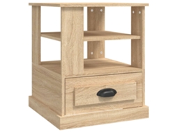 Mesa de apoio em madeira de carvalho Sonoma MAISON EXCLUSIVE 50x50x60 cm