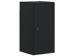 Vidaxl Armário De Parede Para Banheiro Ede Preto 30 X 31 X 59 Cm