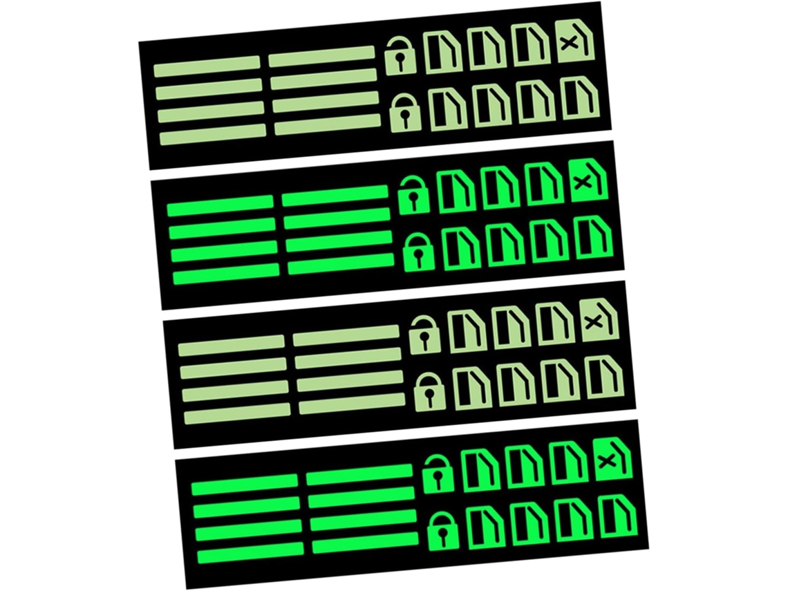 Adesivos Fluorescentes Luminosos, Forte Aderência, Decorações Elegantes.