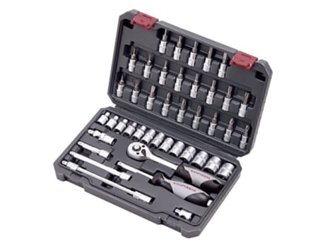 EKLIND KRA 204.101.000 Conjunto de soquetes KRAFTWERK BASIC LINE, 1/4, 42 unid. KRAFTWERK