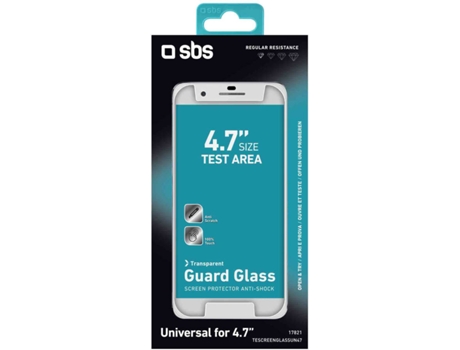 Película Vidro Temperado Universal até 4.7'' SBS Guard Glass