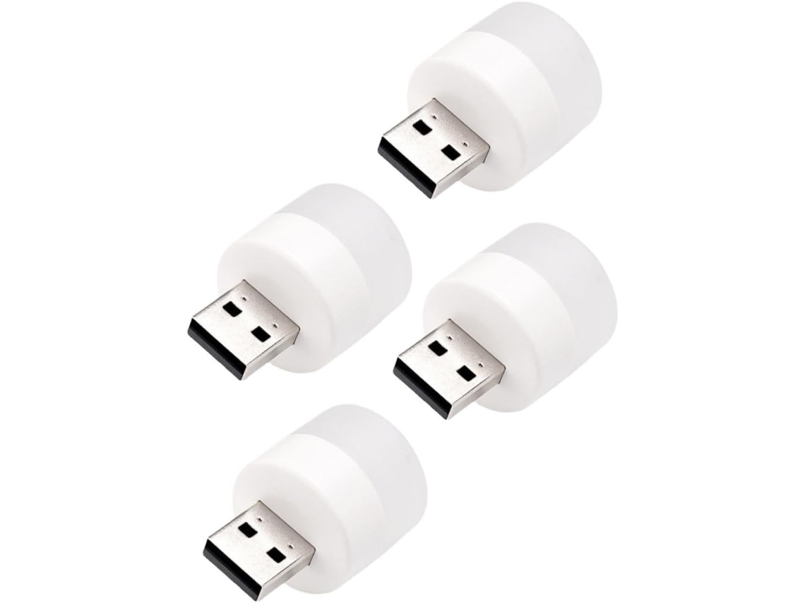 Conjunto De 4 Luminárias Cabeceira Portáteis Ukcoco Com Plugue Usb,