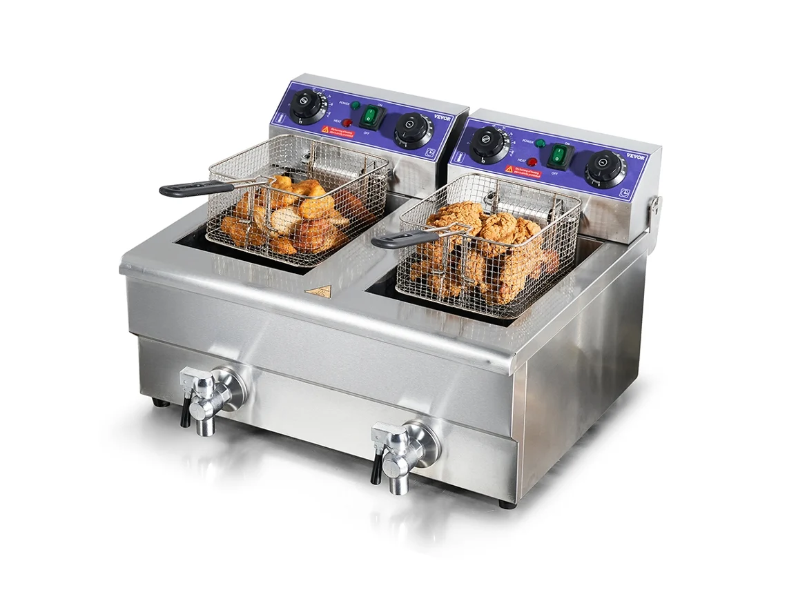 Fritadeira com Óleo VEVOR 22 L (Outlet Grade A)