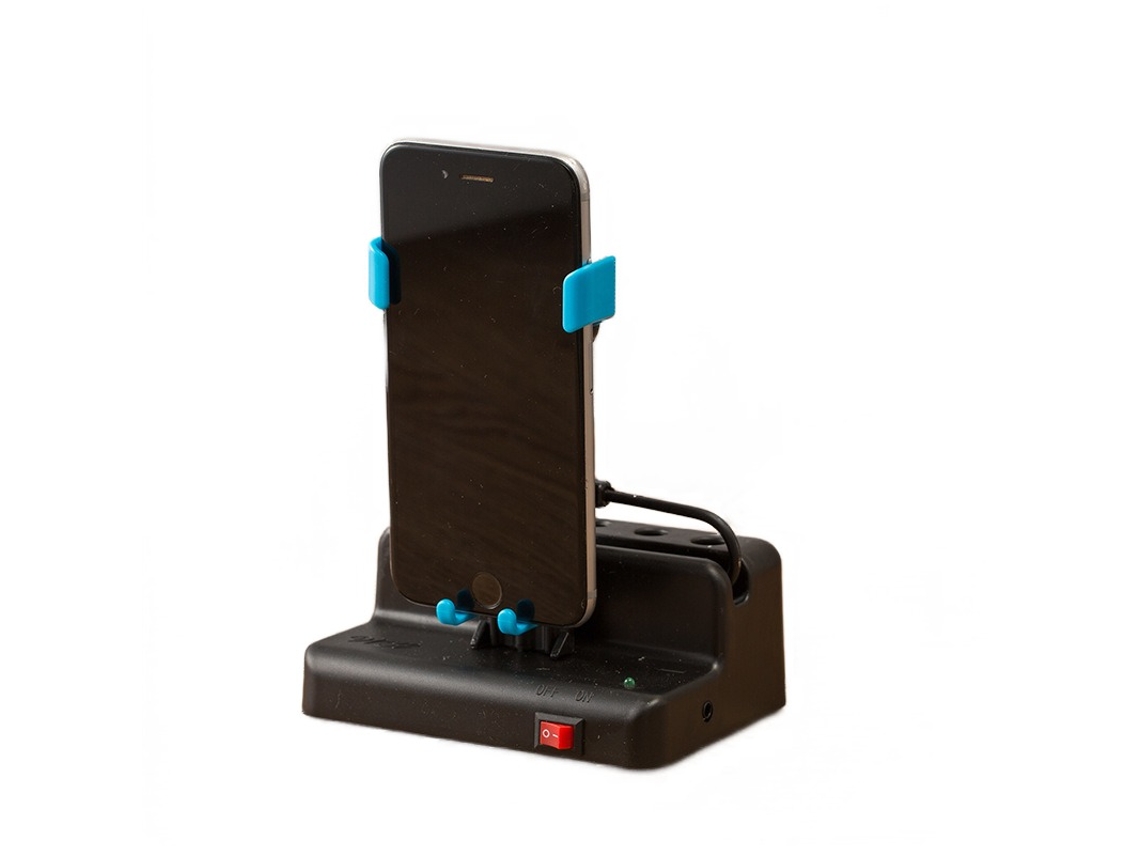 1 Unidade De Dispositivo De Balanço Para Celular Com Pedômetro Automático (azul)