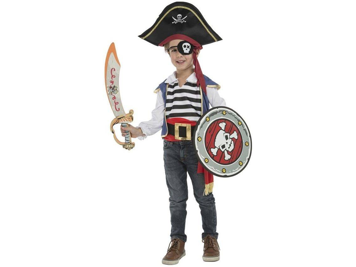 Fato de Menino VIVING Pirata (Tam: 5-7 anos)