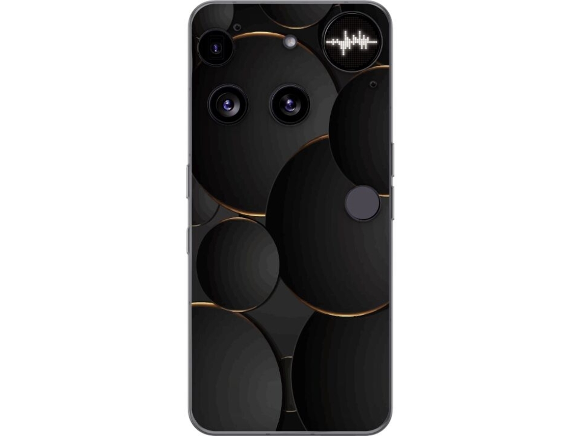 Capa Para Celular Nothing Phone (3) Com Círculos Luxuosos