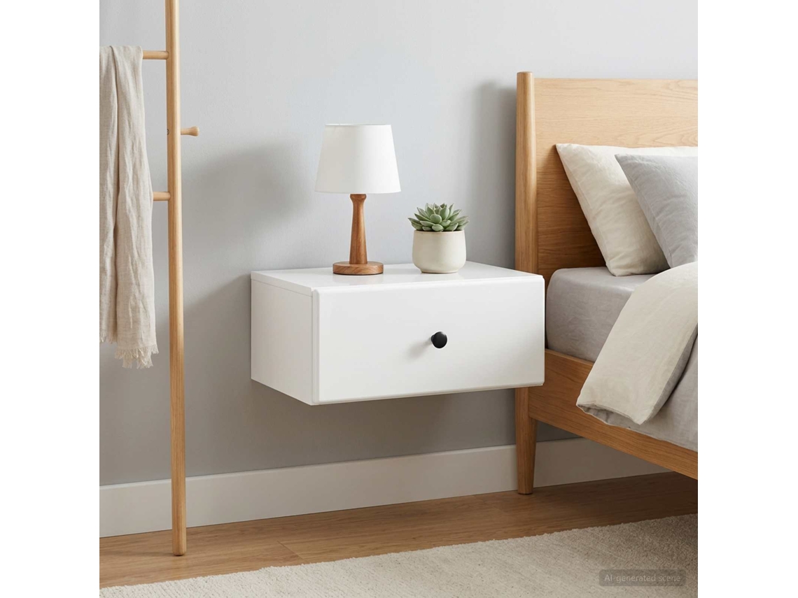 Vidaxl Gabinete De Canto Montado Na Parede 2 Pcs Branco Brilhante