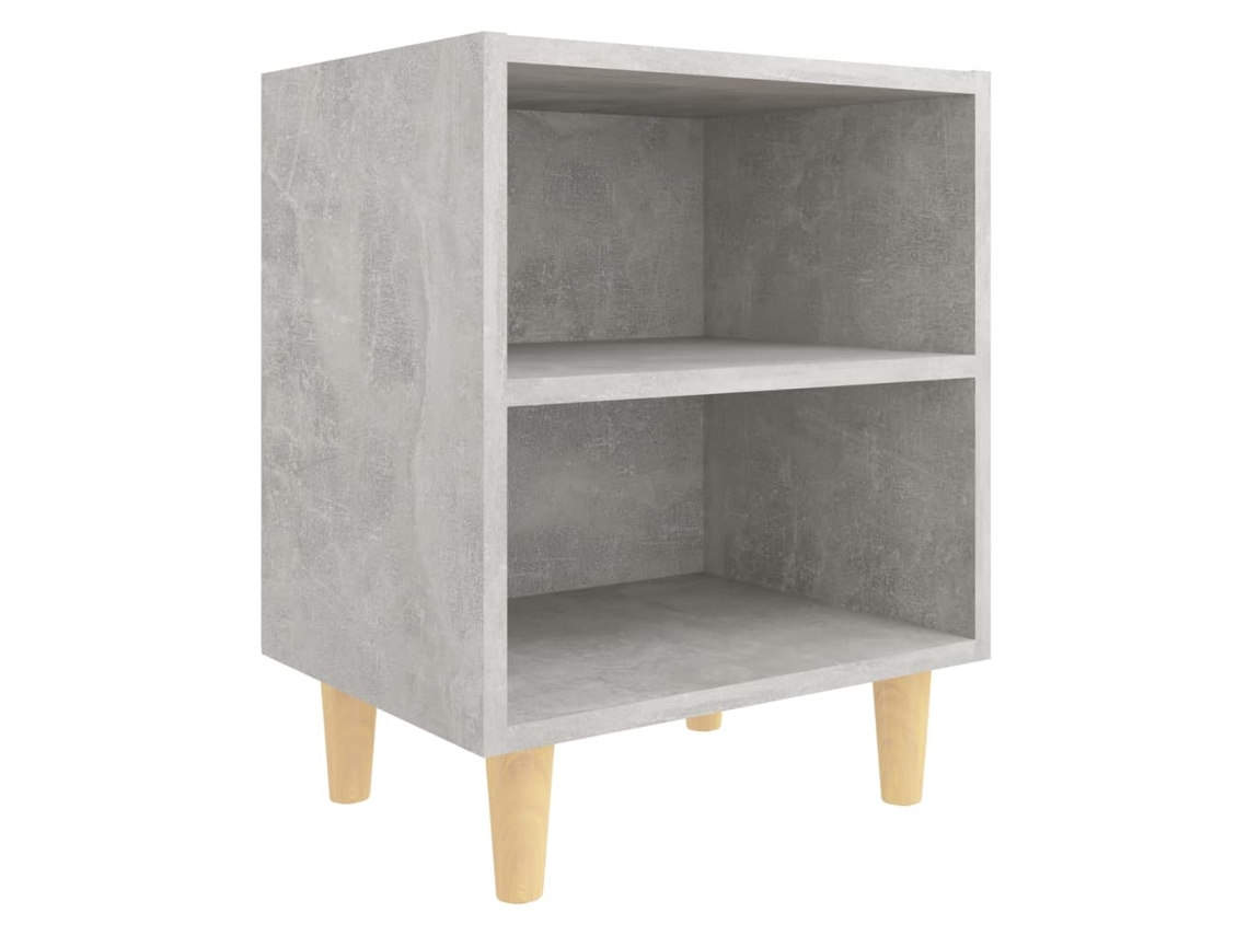 Bed Cabinet, Bed Cabinets Vidaxl Cinzeto Madeira Processada (n/a)