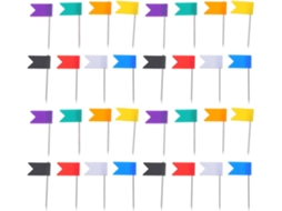 Blocos de anotações para mesa em formato T, 160 peças de plástico multicoloridas, duráveis e reutilizáveis para Quadros.