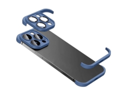 Capa Ultrafina E Sem Moldura Em Tpu Com Airbags Nos Quatro Cantos, À Prova De Choque E Com Película Protetora Para Lente, Para Iphone 15 Pro.