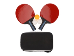 Conjunto De Raquetes De Tênis De Mesa Profissional Com 3 Bolas E Bolsa Portátil Para Jogos Internos E Externos