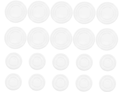 Nuobesty 50 Peças De Protetores Silicone Antiderrapantes Para Móveis, Ideais Para Sofás E Mesas