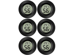 Mini Digital Lcd Termômetro Higrômetro Temperatura Umidade Termômetro Portátil Termo-higrômetro Indicador Para Escritório Cozinha Umidores Incuba