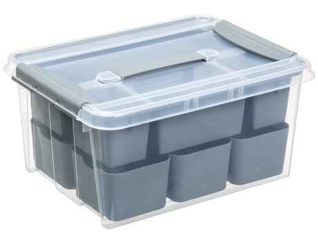 Caixa de Armazenamento de Equipe de Plástico Probox Diy 14 Litros PLAST TEAM