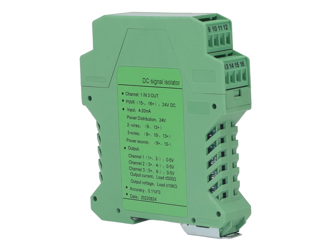 Laxiscreed Isolador De Sinal Com 1 Entrada E 3 Saídas Para Transmissor - Condicionamento De Sinal Dc