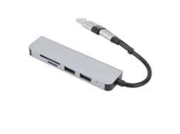 Hub Usb Type c 5 em 1 LAXISCREED 5gbps 3 Portas