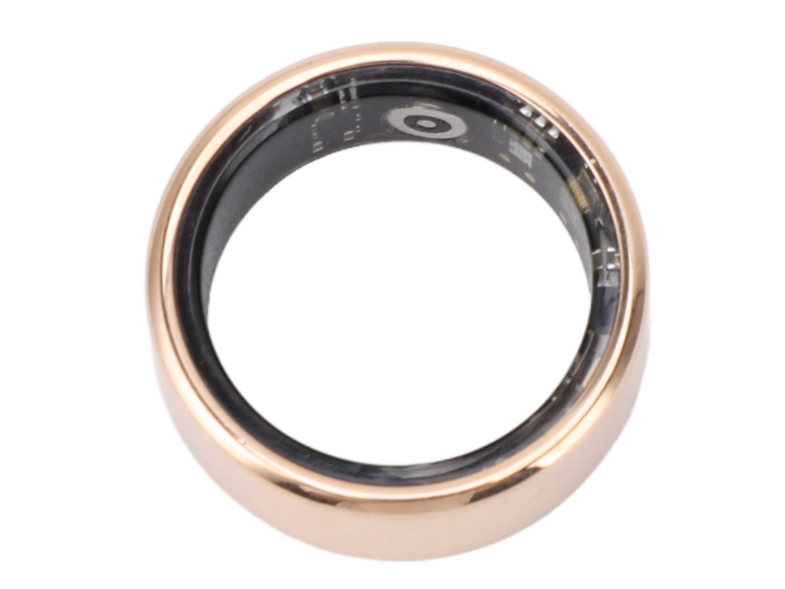 Anel Inteligente Tamanho 8 Bluetooth 5.1 Ip68 Resistente À Água Rastreamento De Condicionamento Físico Monitoramento Do Sono Anel De Saúde Ouro Rosa