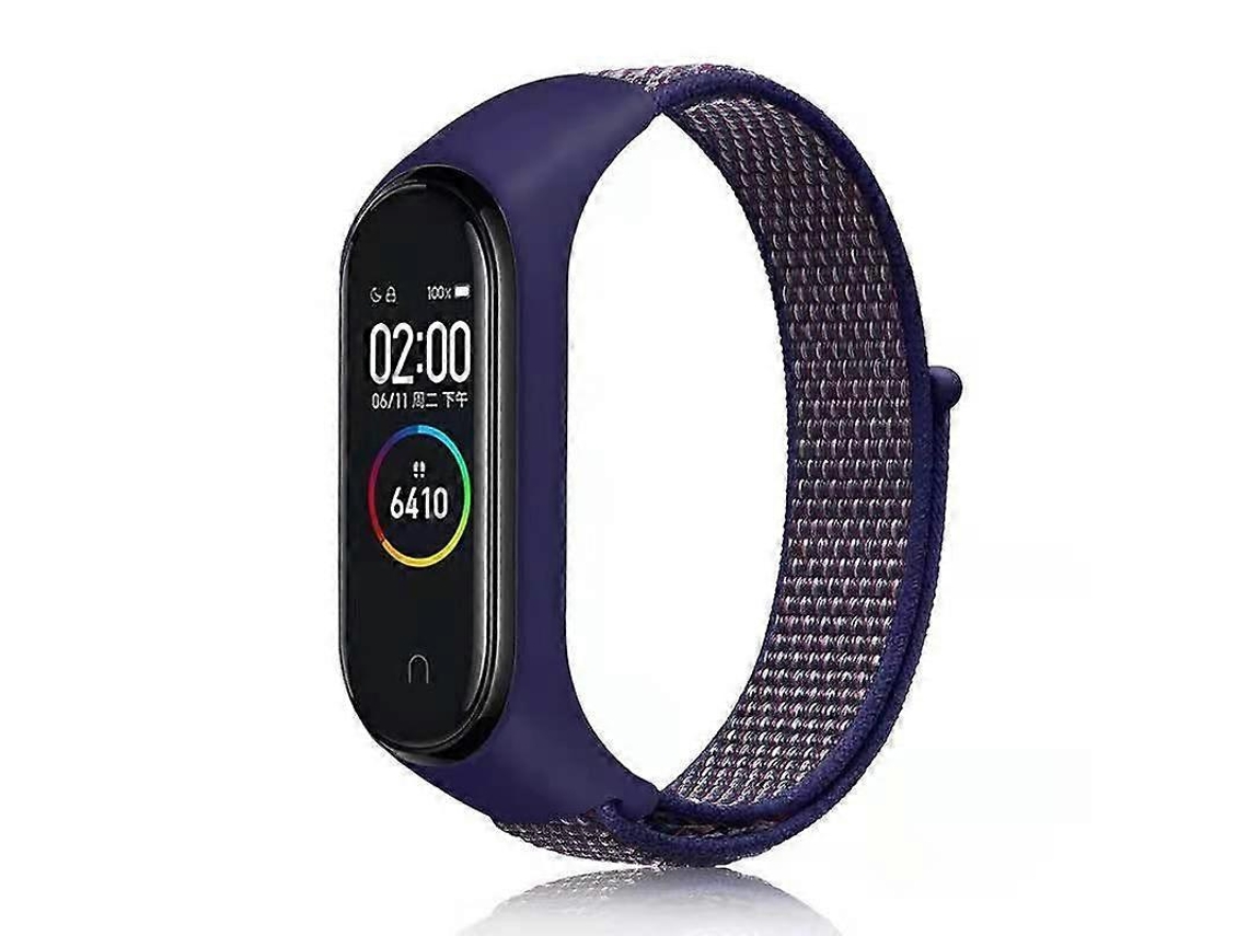 Pulseira De Nylon Trançado Para Xiaomi Mi Band 7
