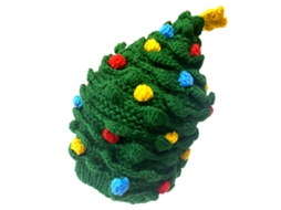 Chapéu De Natal Tricotado Acessório De Festa