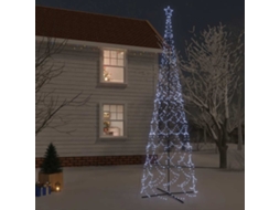 Vidaxl Árvore De Natal Em Cone 3000 Luzes Led 230x800 Cm Branco Frio