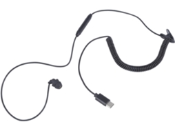 Casco Usb Unilateral Com Cabo Ajustável, Microfone Anti - Ruído E Design Ergonômico Para Telefones, Tablets E