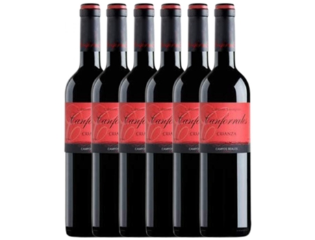 Campos Reales Canforrales Cabernet Sauvignon La Mancha Crianza 75 cl (Caixa de 6 unidades)