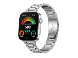 Bracelete para Huawei Watch Fit 4 / 4 Pro / 3 Liga de Titânio com Fivela Plana e Três Esferas Prata XIAOMOYU