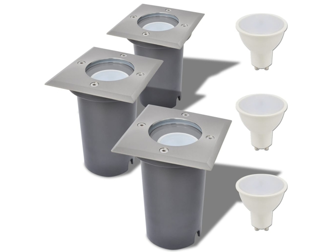Luminária De Chão Led, 3 Unidades, Para Uso Doméstico Ou Profissional Conforme A Aplicação