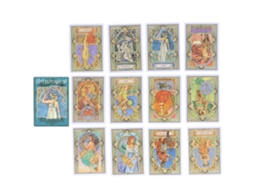 Primerox baralho de Tarot Iniciante para Festa em Casa Adivinhação Destino Misterioso Jogo de Tabuleiro