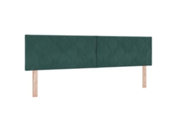 Cabeceira | Painel De Cama Verde Escuro 180 Cm Veludo