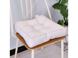 Almofadas De Assento 9cm Espessura, Quadrados De Algodão Macio, Conjunto De 1 Almofada Para Cadeira Jantar Interna E