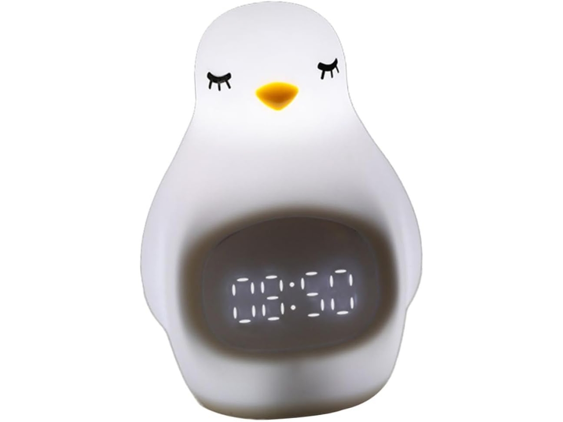 Despertador Led Inteligente Cabilock, Em Formato De Silicone Com Luz Noturna, Vários Alarmes, Para Meninos E Meninas